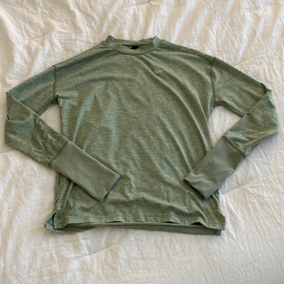 Nike Tops - Green Nike running dri-fit long sleeve shirt size xs